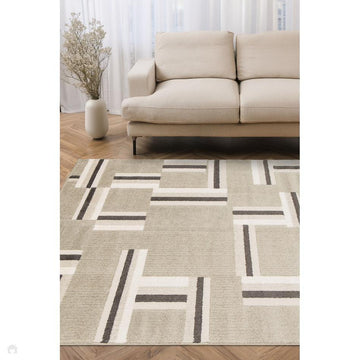 Milan Blocks Natural Rug-Melrose-Rug Love - The Most Loved Rug Store